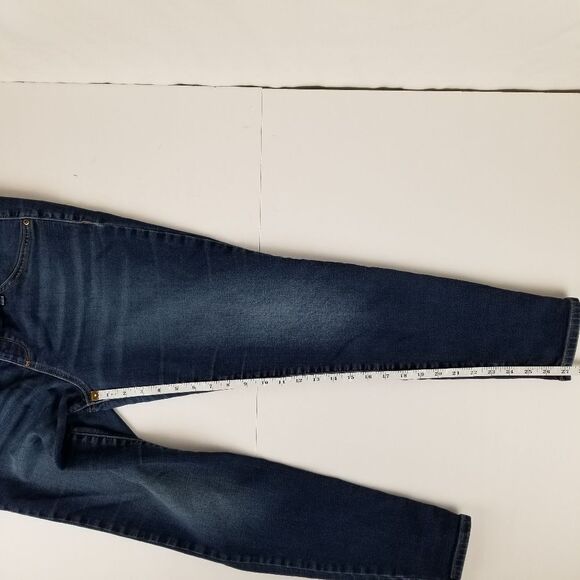 Maternity skinny jeans dark wash size 10 or 12 - Picture 7 of 8
